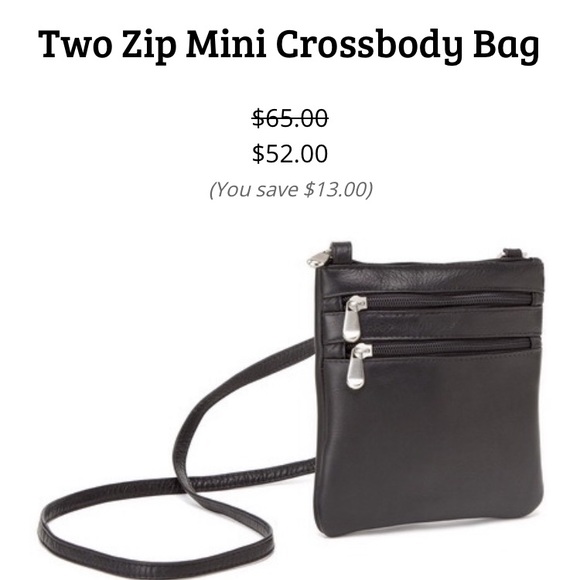 Tan Le Donne leather crossbody purse - Picture 8 of 8